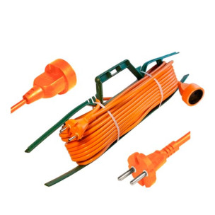 Подовжувач на рамці ПВС Папа-Мама 2*1,00 мм2 30 метрів LOGA Подовжувач на рамці ПВС Папа-Мама 2*1,00 мм2 30 метрів LOGA